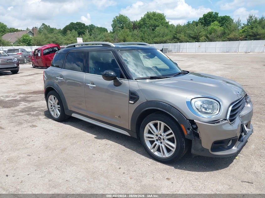 2017 Mini Countryman VIN WMZYV5C33H3E01076 IAAI salvage auction — FRONT END, Clear (Indiana), sold $1,950 on 2026-07-18 (photo 1)