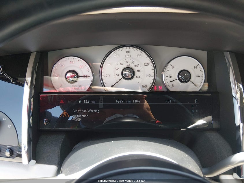 2015 Rolls-royce Ghost VIN SCA664S59FUX53236 IAAI salvage auction — FRONT END, Salvage (Arizona), sold $45,350 on 2026-08-12 (photo 7)