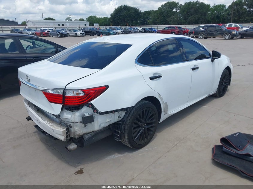 2015 Lexus ES VIN JTHBK1GG7F2174770 IAAI salvage auction — REAR END, Original (Texas), sold $4,750 on 2026-07-21 (photo 4)