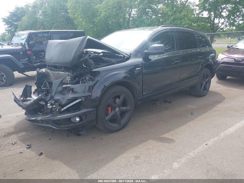 2015 Audi Q7 VIN WA1DGAFE4FD020608 IAAI salvage auction — FRONT & REAR, Salvage (New Jersey), sold $25 on 2026-07-27 (photo 2)