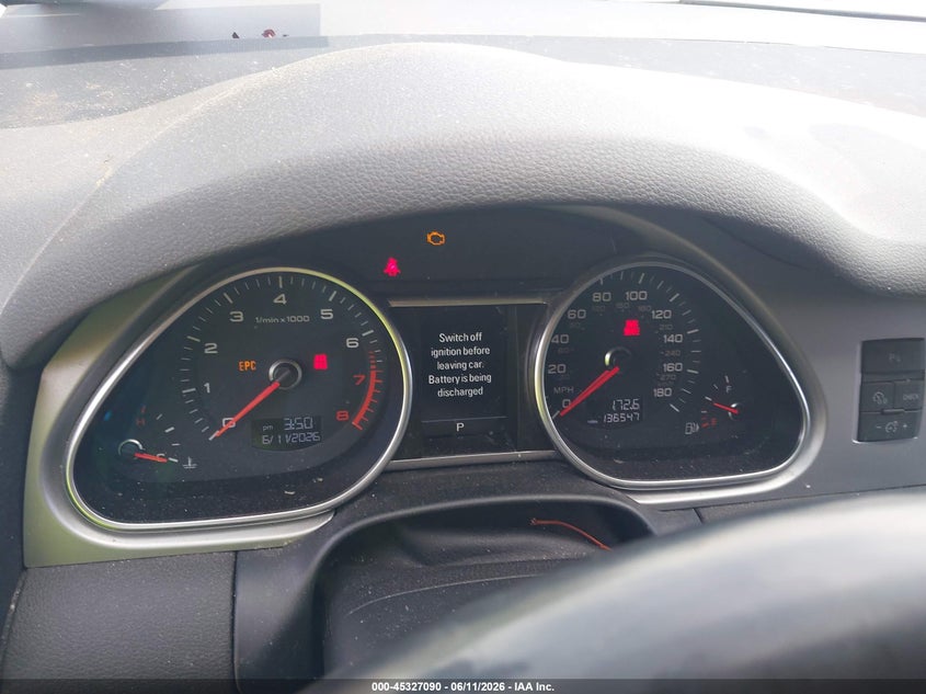 2015 Audi Q7 VIN WA1DGAFE4FD020608 IAAI salvage auction — FRONT & REAR, Salvage (New Jersey), sold $25 on 2026-07-27 (photo 7)