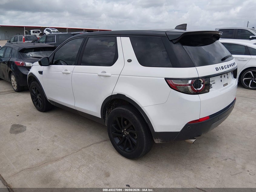 2017 Land rover Discovery sport VIN SALCR2BG7HH706395 IAAI salvage auction — NORMAL WEAR, Original (Texas), sold $2,125 on 2026-07-10 (photo 3)
