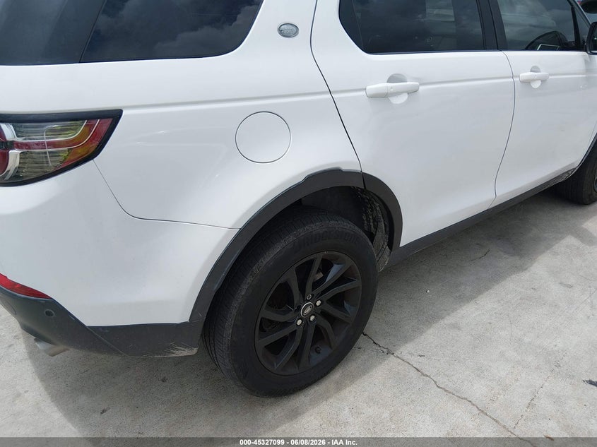 2017 Land rover Discovery sport VIN SALCR2BG7HH706395 IAAI salvage auction — NORMAL WEAR, Original (Texas), sold $2,125 on 2026-07-10 (photo 6)