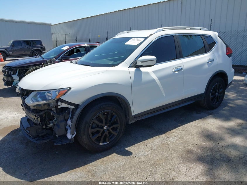 2017 Nissan Rogue VIN JN8AT2MT1HW133231 IAAI salvage auction — FRONT END, Salvage (California), sold $1,550 on 2026-07-29 (photo 2)
