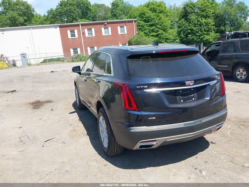 2021 Cadillac Xt5 VIN 1GYKNDR43MZ149537 IAAI salvage auction — LEFT REAR, Salvage Title, sold $8,100 on 2026-07-28 (photo 3)