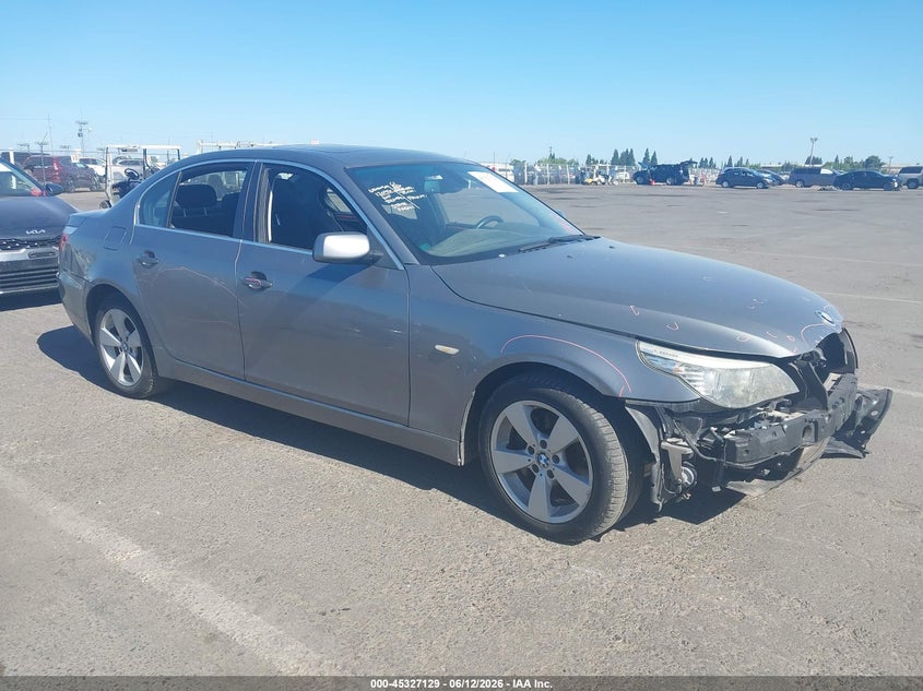 2008 BMW 5er VIN WBANV13518C150159 IAAI salvage auction — LEFT SIDE, Salvage (California), sold $775 on 2026-07-08 (photo 1)