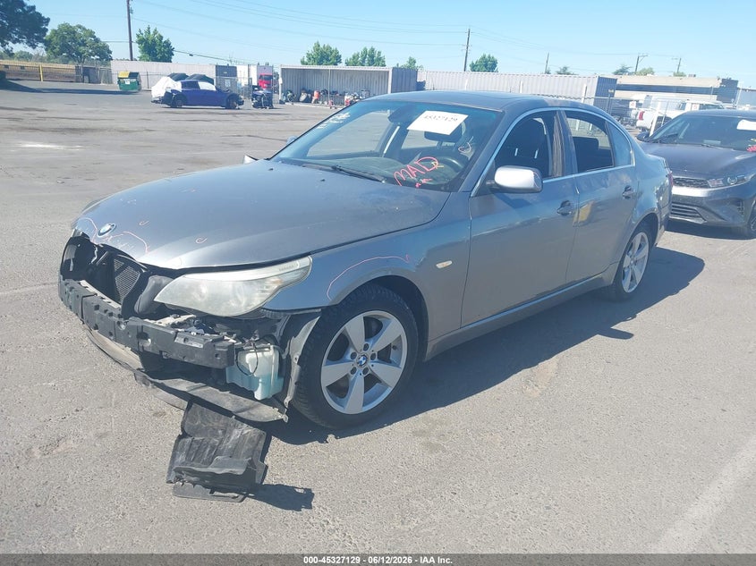 2008 BMW 5er VIN WBANV13518C150159 IAAI salvage auction — LEFT SIDE, Salvage (California), sold $775 on 2026-07-08 (photo 2)