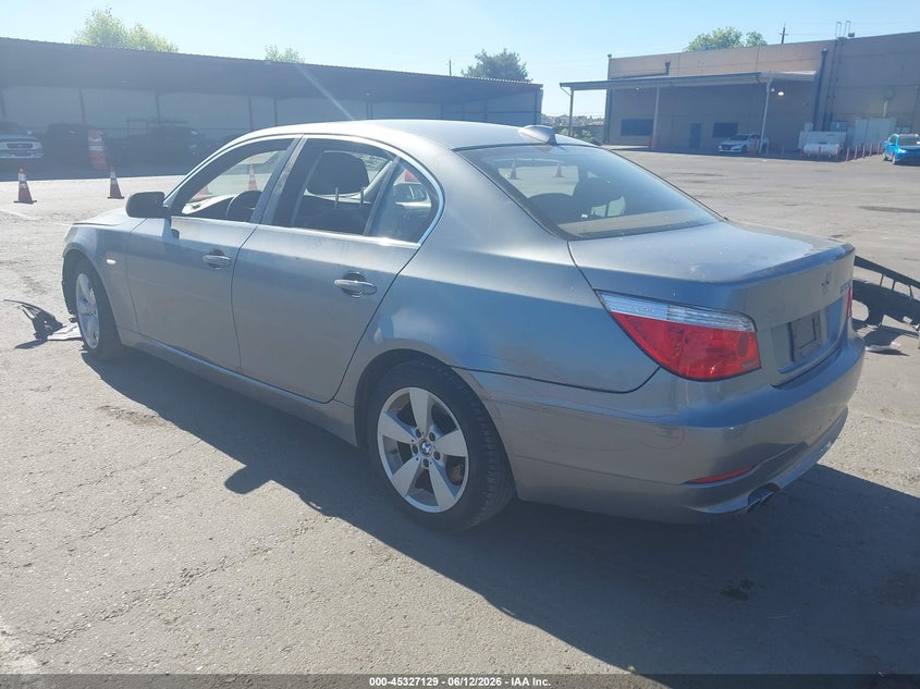 2008 BMW 5er VIN WBANV13518C150159 IAAI salvage auction — LEFT SIDE, Salvage (California), sold $775 on 2026-07-08 (photo 3)