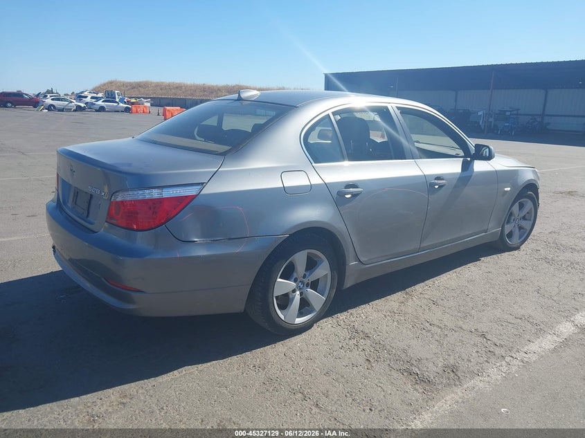 2008 BMW 5er VIN WBANV13518C150159 IAAI salvage auction — LEFT SIDE, Salvage (California), sold $775 on 2026-07-08 (photo 4)