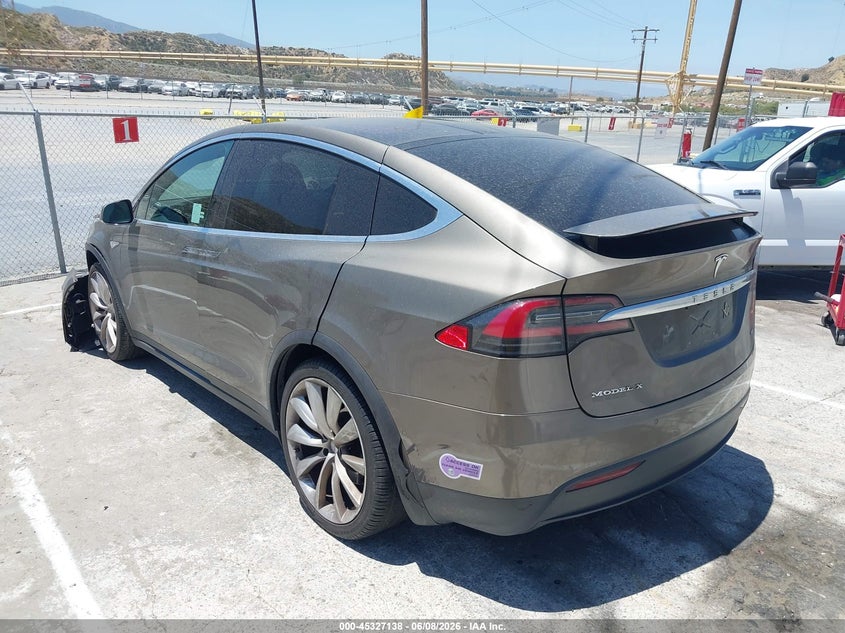 2016 Tesla Model x VIN 5YJXCBE29GF006712 IAAI salvage auction — FRONT END, Salvage Title, sold $4,450 on 2026-07-15 (photo 3)