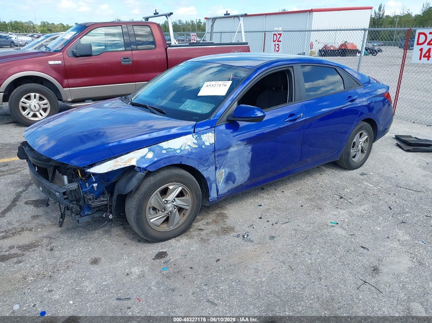 2024 Hyundai Elantra VIN KMHLL4DG7RU656104 IAAI salvage auction — FRONT END, Salvage Title, sold $3,450 on 2026-07-27 (photo 2)