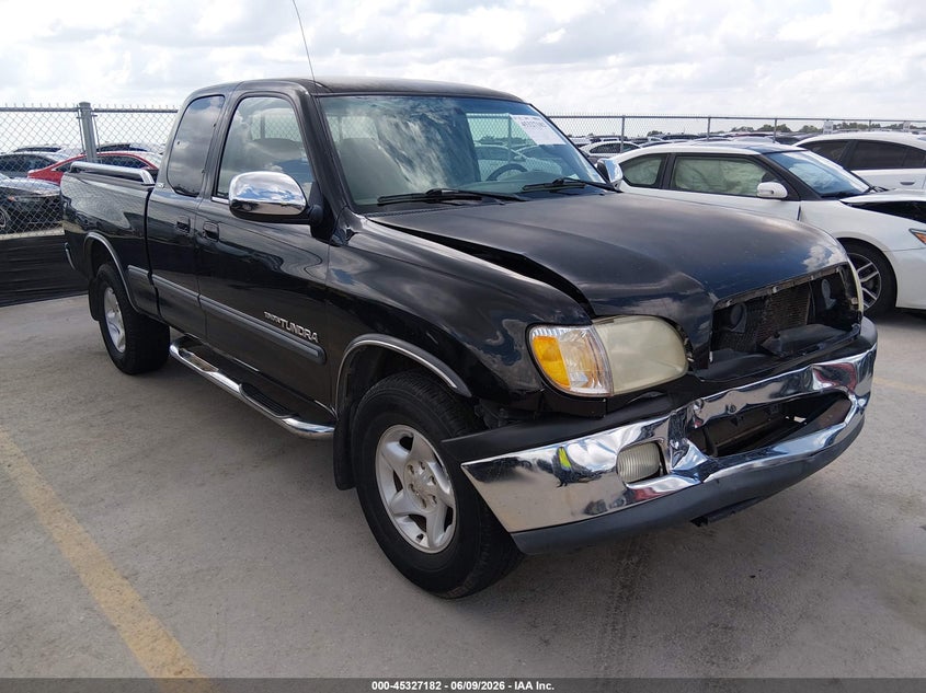 2002 Toyota Tundra VIN 5TBRT34112S261147 IAAI salvage auction — FRONT END, Original (Texas), sold $1,400 on 2026-07-23 (photo 1)