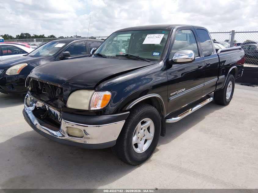 2002 Toyota Tundra VIN 5TBRT34112S261147 IAAI salvage auction — FRONT END, Original (Texas), sold $1,400 on 2026-07-23 (photo 2)