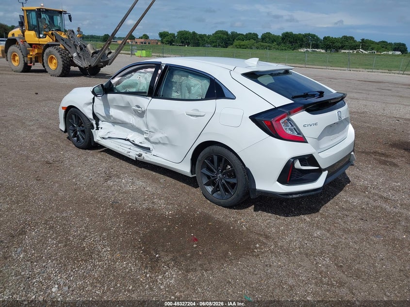 2021 Honda Civic VIN SHHFK7H64MU412465 IAAI salvage auction — LEFT SIDE, Salvage Title, sold $5,350 on 2026-07-29 (photo 3)