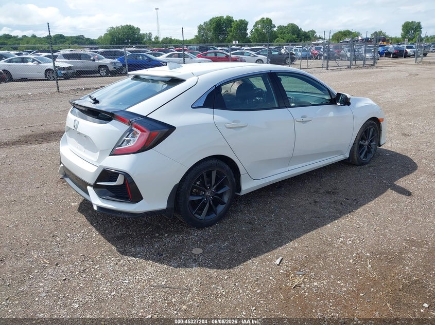 2021 Honda Civic VIN SHHFK7H64MU412465 IAAI salvage auction — LEFT SIDE, Salvage Title, sold $5,350 on 2026-07-29 (photo 4)