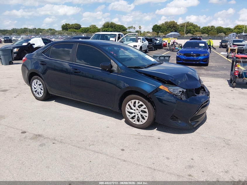 2019 Toyota Corolla VIN 5YFBURHE2KP887272 IAAI salvage auction — FRONT END, Salvage Title, sold $4,650 on 2026-07-09 (photo 1)