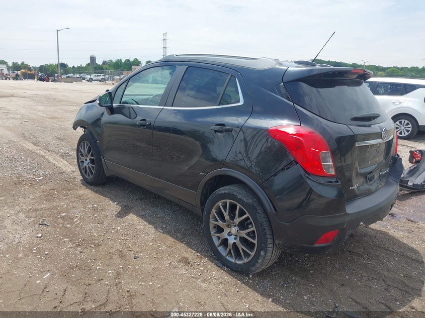 2016 Buick Encore VIN KL4CJ2SM0GB627988 IAAI salvage auction — FRONT END, Salvage Title, sold $875 on 2026-07-14 (photo 3)