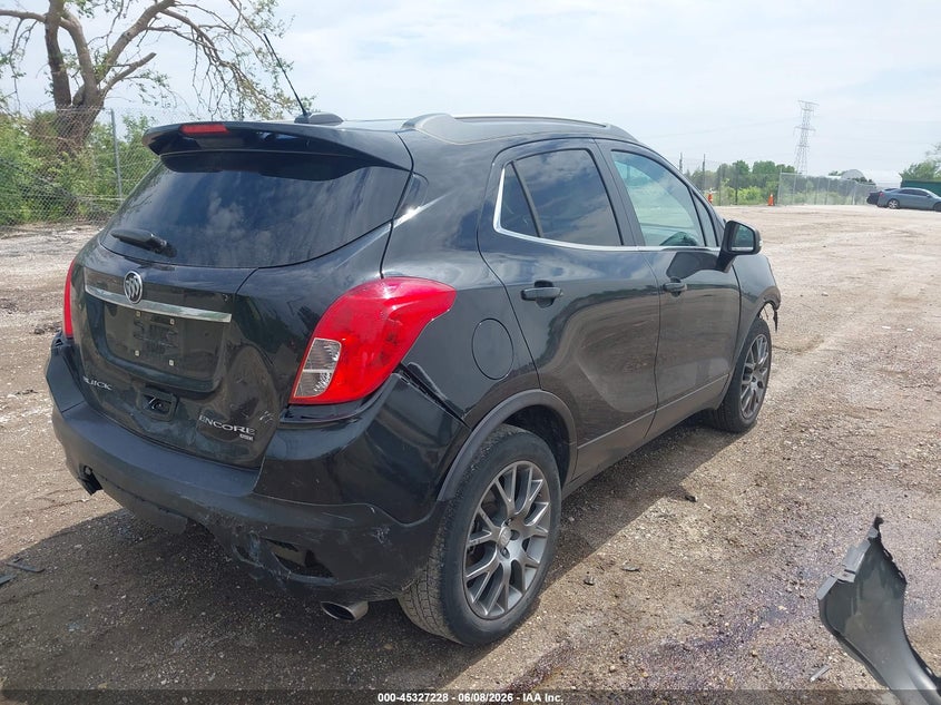 2016 Buick Encore VIN KL4CJ2SM0GB627988 IAAI salvage auction — FRONT END, Salvage Title, sold $875 on 2026-07-14 (photo 4)