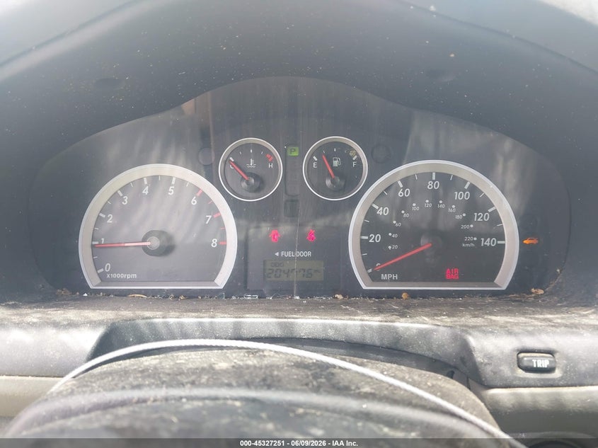 2005 Hyundai Santa fe VIN KM8SC13E65U935953 IAAI salvage auction — FRONT END, Salvage (Ohio), sold $250 on 2026-07-12 (photo 7)