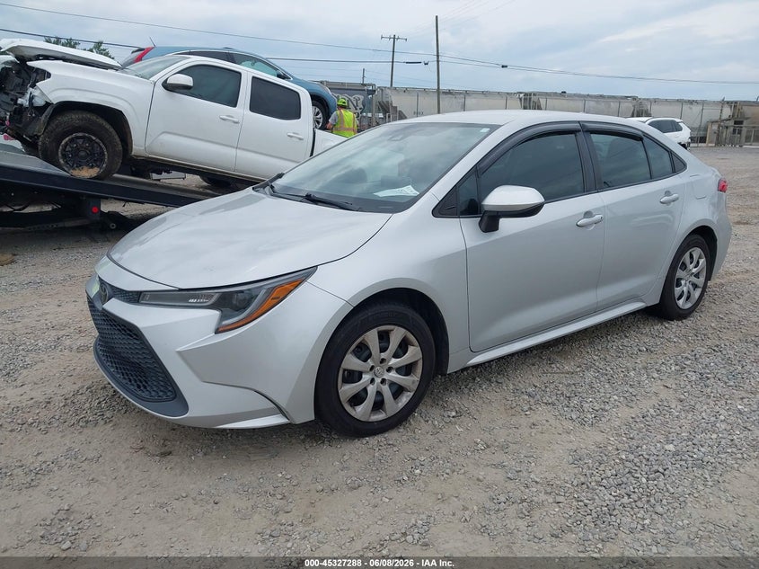 2020 Toyota Corolla VIN 5YFEPRAE4LP099867 IAAI salvage auction — RIGHT SIDE, Salvage Title, sold $2,400 on 2026-07-24 (photo 2)