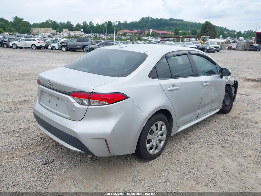 2020 Toyota Corolla VIN 5YFEPRAE4LP099867 IAAI salvage auction — RIGHT SIDE, Salvage Title, sold $2,400 on 2026-07-24 (photo 4)