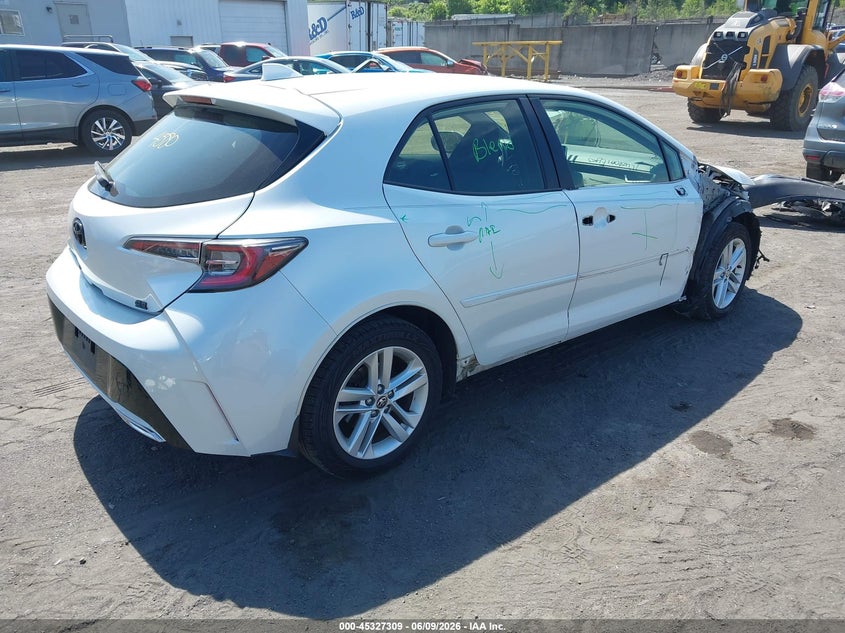 2021 Toyota Corolla VIN JTND4MBE4M3141319 IAAI salvage auction — FRONT END, Salvage (Pennsylvania), sold $3,100 on 2026-07-28 (photo 4)