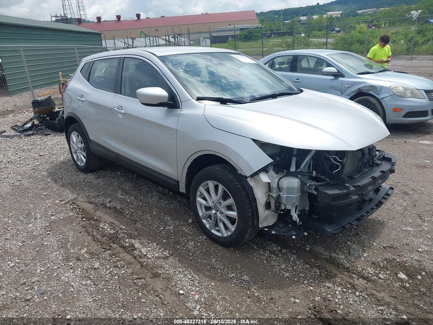 2021 Nissan Rogue VIN JN1BJ1AW7MW450345 IAAI salvage auction — LEFT FRONT, Salvage Title, sold $3,400 on 2026-07-21 (photo 1)