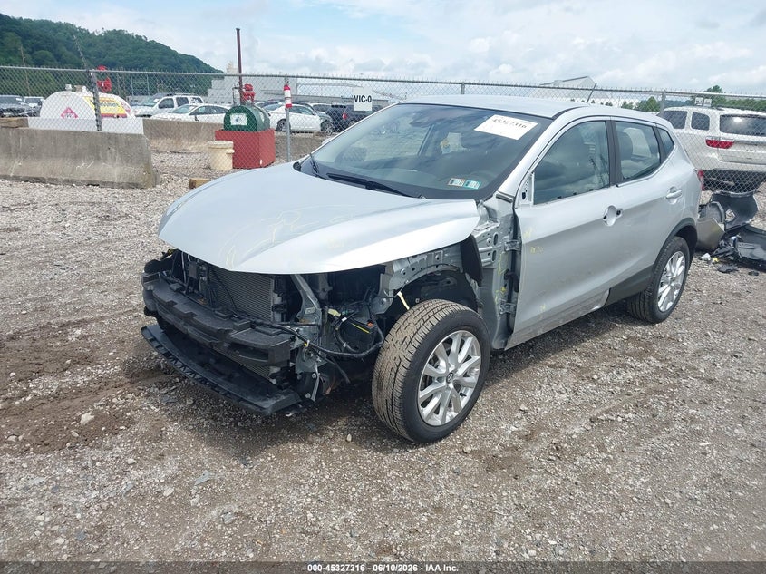 2021 Nissan Rogue VIN JN1BJ1AW7MW450345 IAAI salvage auction — LEFT FRONT, Salvage Title, sold $3,400 on 2026-07-21 (photo 2)