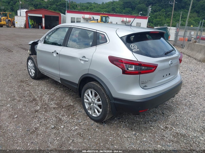 2021 Nissan Rogue VIN JN1BJ1AW7MW450345 IAAI salvage auction — LEFT FRONT, Salvage Title, sold $3,400 on 2026-07-21 (photo 3)
