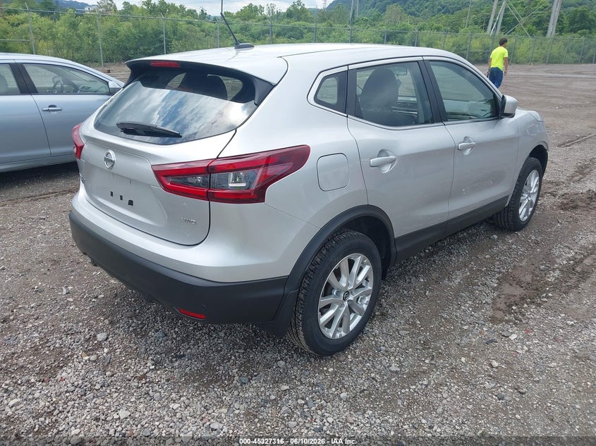 2021 Nissan Rogue VIN JN1BJ1AW7MW450345 IAAI salvage auction — LEFT FRONT, Salvage Title, sold $3,400 on 2026-07-21 (photo 4)
