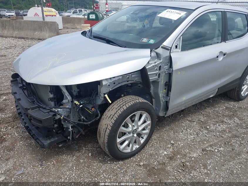 2021 Nissan Rogue VIN JN1BJ1AW7MW450345 IAAI salvage auction — LEFT FRONT, Salvage Title, sold $3,400 on 2026-07-21 (photo 6)