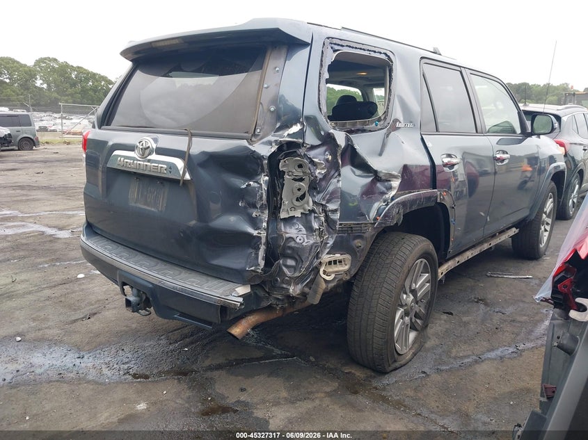 2013 Toyota 4runner VIN JTEBU5JR7D5133642 IAAI salvage auction — RIGHT SIDE, Salvage Title, sold $6,500 on 2026-07-23 (photo 4)