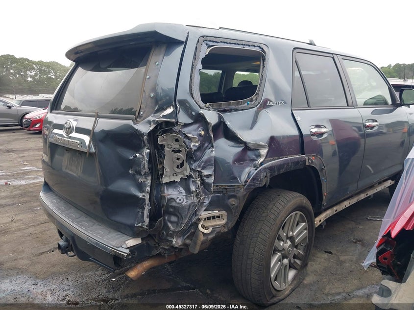 2013 Toyota 4runner VIN JTEBU5JR7D5133642 IAAI salvage auction — RIGHT SIDE, Salvage Title, sold $6,500 on 2026-07-23 (photo 6)