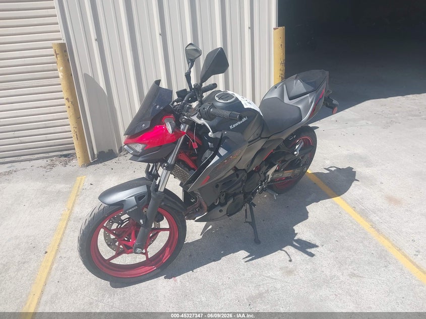 2024 Kawasaki Er VIN ML5ERGF16RDA11169 IAAI salvage auction — SIDE, Salvage Title, sold $1,150 on 2026-07-28 (photo 2)