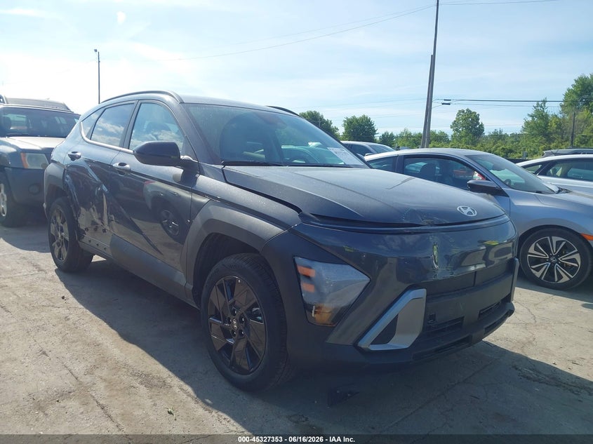 2026 Hyundai Kona VIN KM8HFCAB7TU448294 IAAI salvage auction — RIGHT SIDE, Salvage Title, sold $6,300 on 2026-07-21 (photo 1)