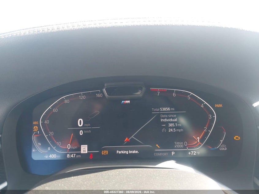 2021 BMW 7er VIN WBA7T2C06MCE94947 IAAI salvage auction — FRONT END, Salvage Title, sold $10,000 on 2026-07-28 (photo 7)