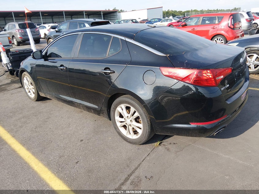 2013 Kia Optima VIN 5XXGN4A76DG103530 IAAI salvage auction — NORMAL WEAR, Salvage Title, sold $475 on 2026-07-08 (photo 3)