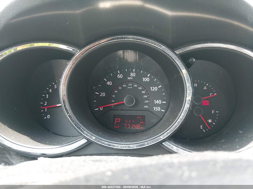 2012 Kia Sorento VIN 5XYKU4A27CG198725 IAAI salvage auction — FRONT END, Salvage Title, sold $2,975 on 2026-07-15 (photo 7)