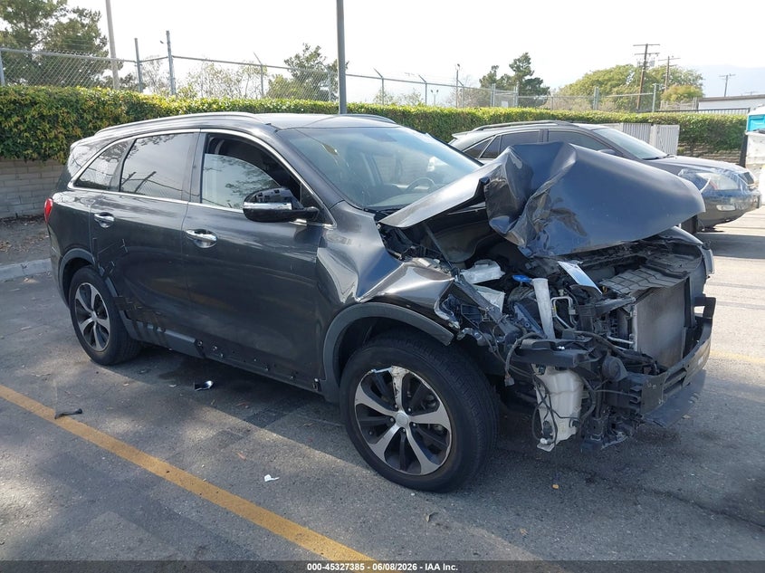 2018 Kia Sorento VIN 5XYPH4A53JG409257 IAAI salvage auction — FRONT END, Salvage Title, sold $1,850 on 2026-07-14 (photo 1)