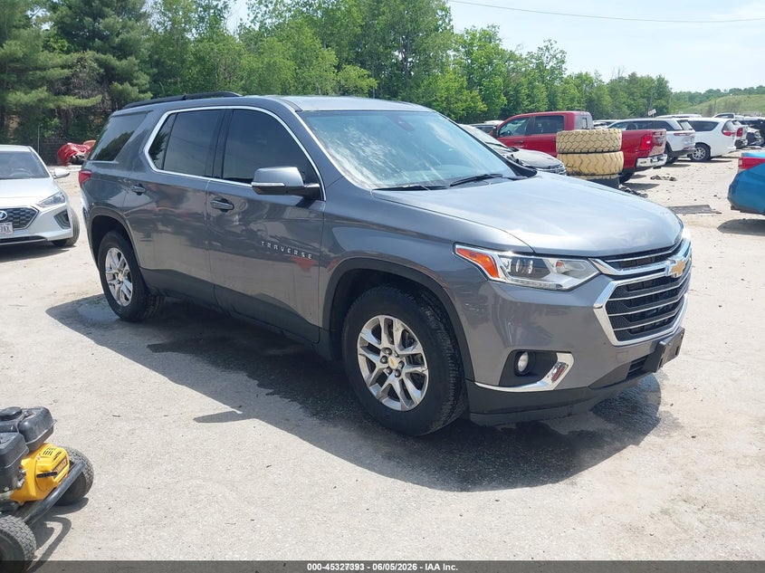 2021 Chevrolet Traverse VIN 1GNEVGKW1MJ189671 IAAI salvage auction — NORMAL WEAR, Sf97 (New Hampshire), sold $15,100 on 2026-07-23 (photo 1)