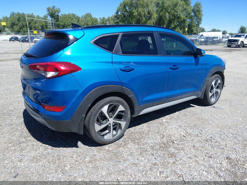 2018 Hyundai Tucson VIN KM8J3CA28JU777979 IAAI salvage auction — LEFT FRONT, Salvage Title, sold $3,200 on 2026-07-29 (photo 4)