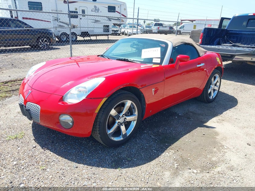 2007 Pontiac Solstice VIN 1G2MB35B07Y128942 IAAI salvage auction — REAR END, Original (Texas), sold $925 on 2026-09-05 (photo 2)