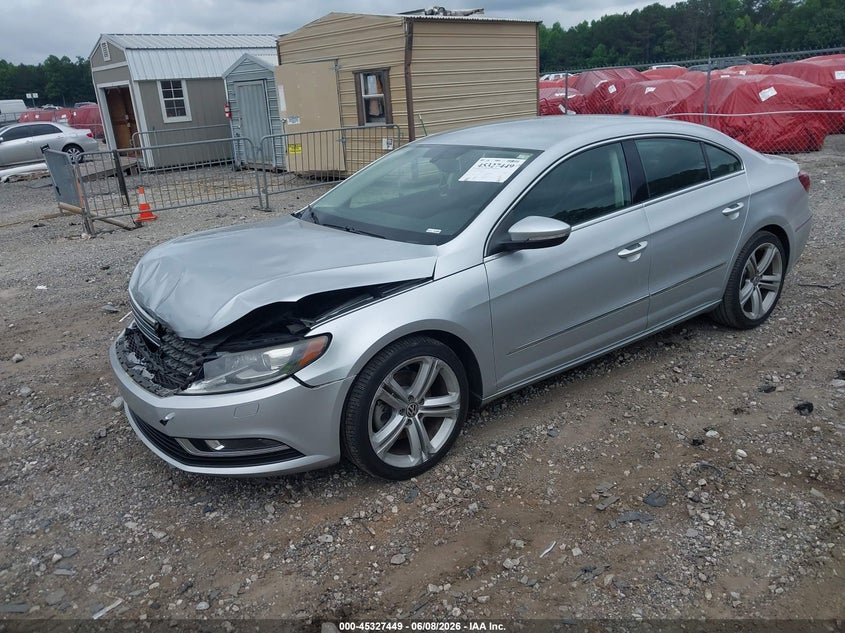 2013 Volkswagen Passat cc VIN WVWBP7AN9DE501906 IAAI salvage auction — FRONT END, Salvage Title, sold $475 on 2026-07-17 (photo 2)