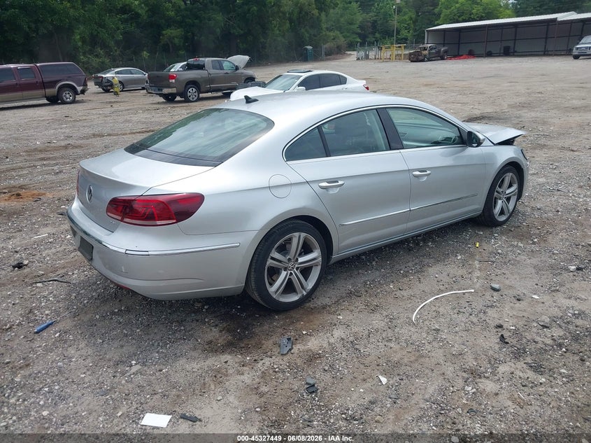 2013 Volkswagen Passat cc VIN WVWBP7AN9DE501906 IAAI salvage auction — FRONT END, Salvage Title, sold $475 on 2026-07-17 (photo 4)