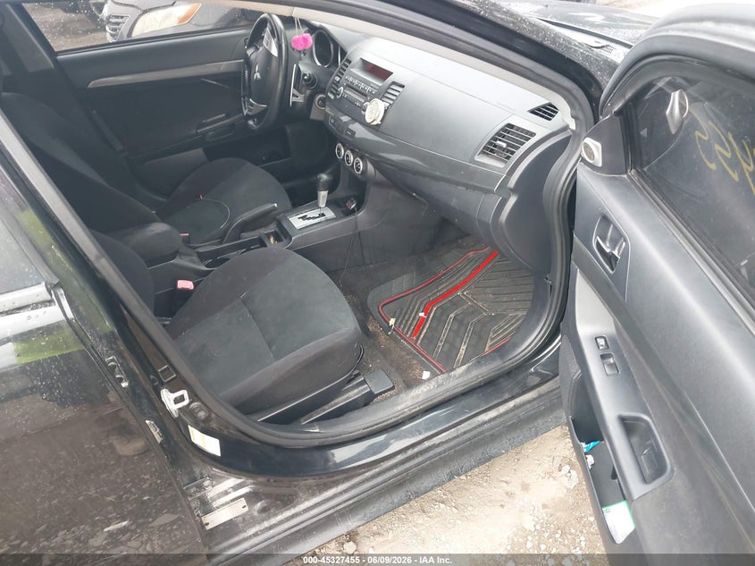 2009 Mitsubishi Lancer VIN JA3AU86W89U011593 IAAI salvage auction — FRONT END, Clear (Indiana), sold $350 on 2026-07-22 (photo 5)