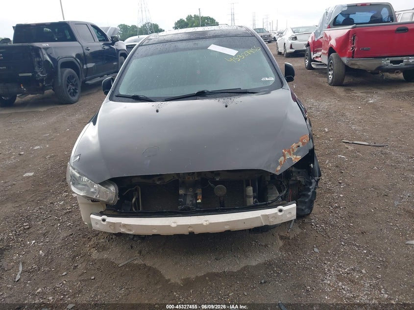 2009 Mitsubishi Lancer VIN JA3AU86W89U011593 IAAI salvage auction — FRONT END, Clear (Indiana), sold $350 on 2026-07-22 (photo 6)