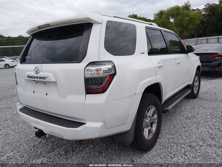 2016 Toyota 4runner VIN JTEBU5JR2G5388493 IAAI salvage auction — REAR END, Salvage (Alabama), sold $11,400 on 2026-08-02 (photo 4)