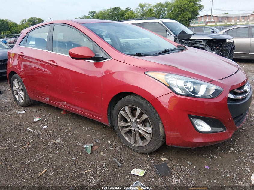 2014 Hyundai Elantra VIN KMHD35LH3EU172087 IAAI salvage auction — REAR END, Salvage Title, sold $575 on 2026-07-09 (photo 1)