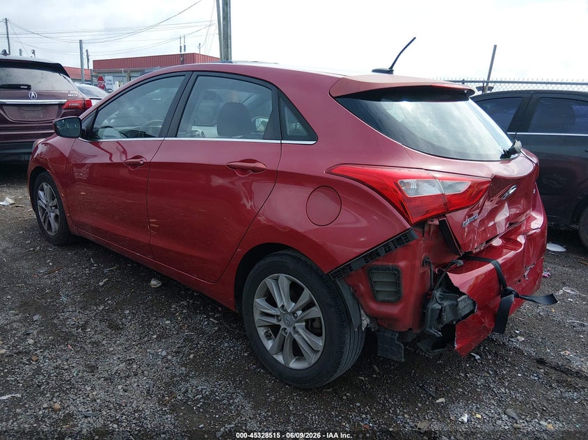 2014 Hyundai Elantra VIN KMHD35LH3EU172087 IAAI salvage auction — REAR END, Salvage Title, sold $575 on 2026-07-09 (photo 3)