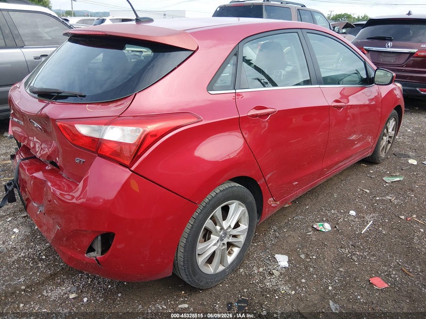 2014 Hyundai Elantra VIN KMHD35LH3EU172087 IAAI salvage auction — REAR END, Salvage Title, sold $575 on 2026-07-09 (photo 4)